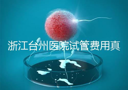 浙江臺州醫院試管費用真不高，這些攻略教你提升助孕成功率