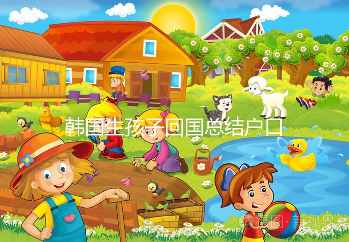 韓國生孩子回國總結(jié)戶口方式,滿足條件在上海定居并不難