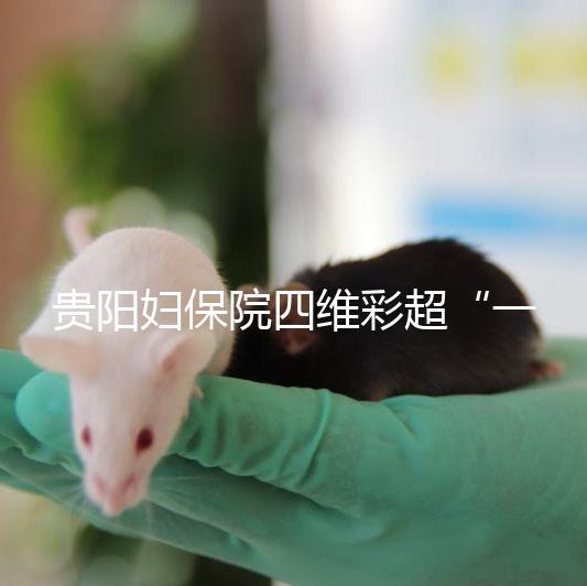 貴陽婦保院四維彩超“一號難排”，這幾家醫(yī)院可直接預(yù)約